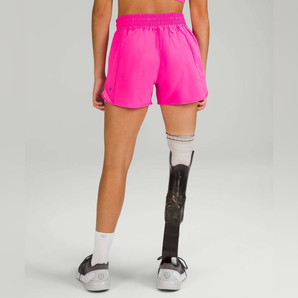 Lululemon Hotty Hot HR short 4” size 20 in Pow Pink